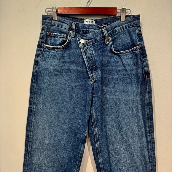 Agolde Criss Cross Upsized Jean Size 28 - Picture 4 of 8